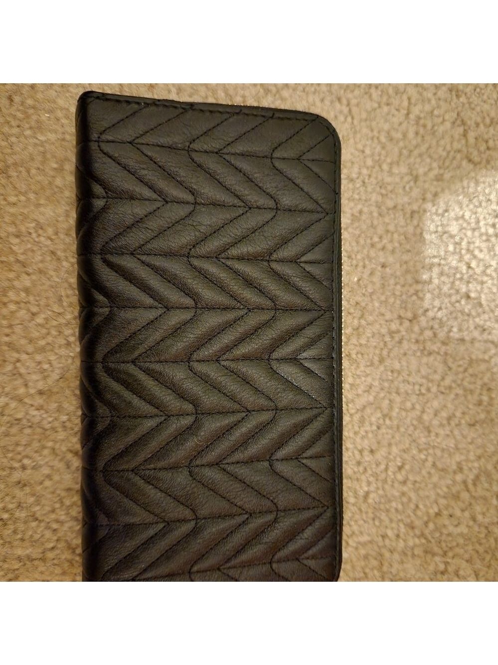 NWT COACH Women's Long Zip Around Wallet in Metallic Ombre Quilted Leather - Picture 2 of 8